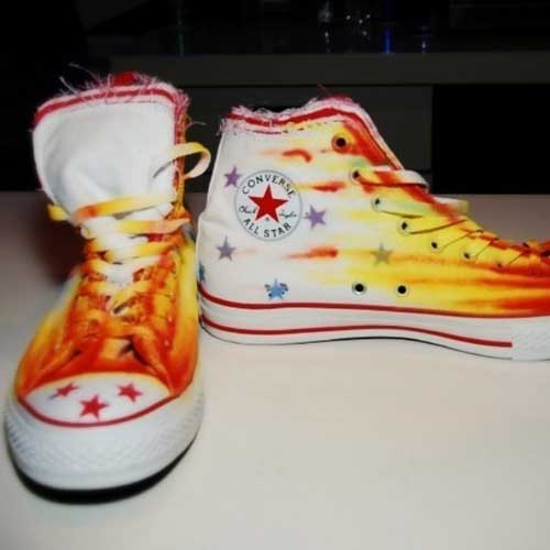 Custom Airbrushed Footwear 