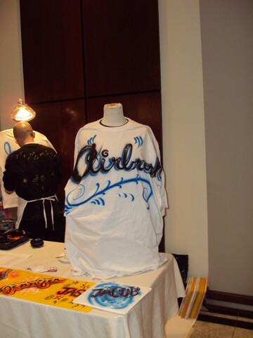 Airbrushing T-Shirts
